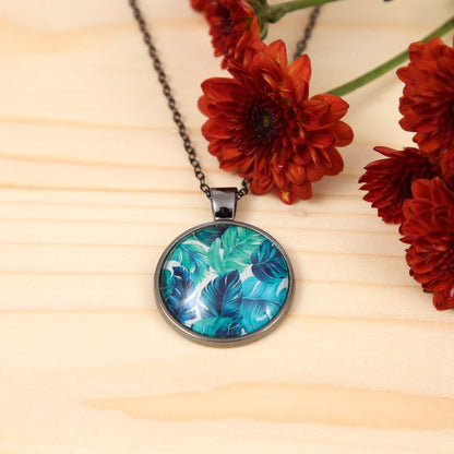 Feather Blue Necklace