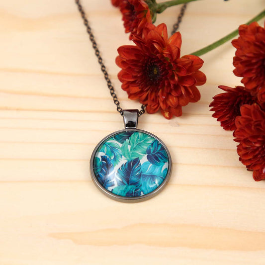 Feather Blue Necklace