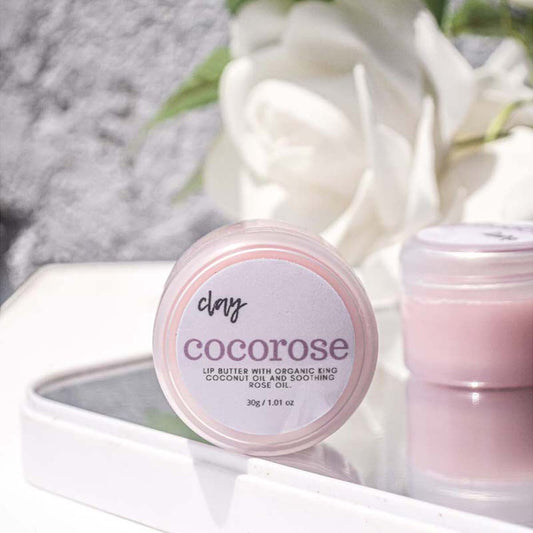 Cocorose: Coconut &amp; Rose Lip Balm 30g