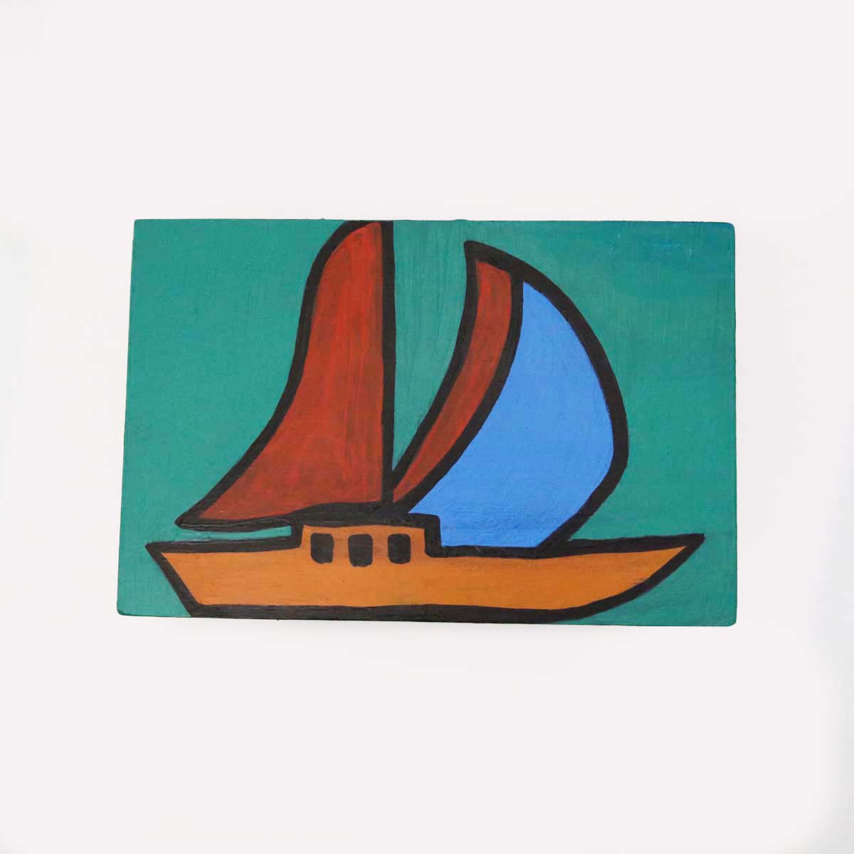 Row Your Boat Wooden Stool