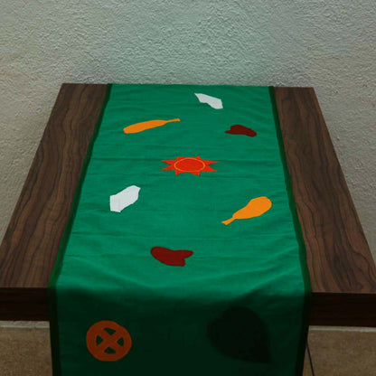 Green Avurudu Table Linen Set