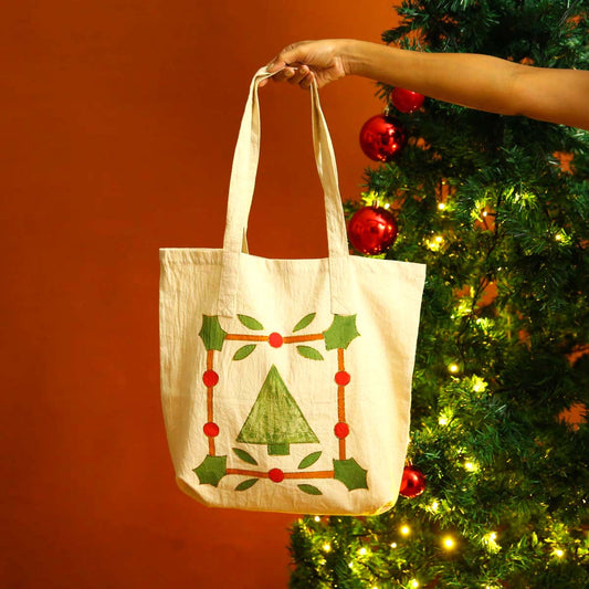 Holly Jolly Christmas Tote