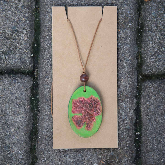 Leaf Imprint Necklace