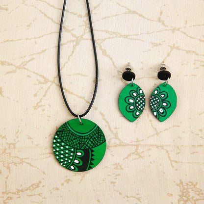 Greenery Jewellery Set