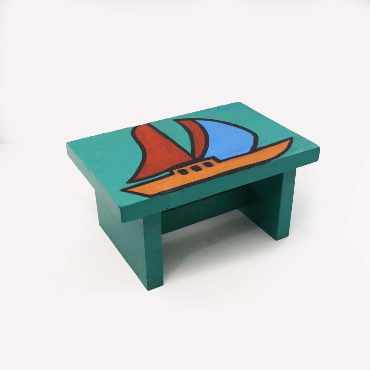 Row Your Boat Wooden Stool