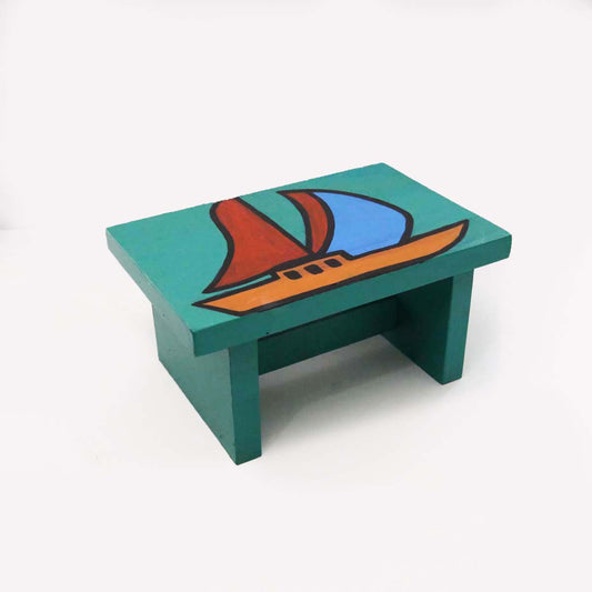 Row Your Boat Wooden Stool