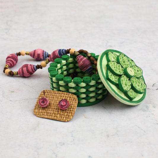 Small Juniper Paper Jewellery Box