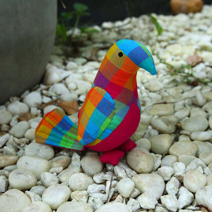 Pink Parrot Handloom Soft Toy