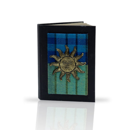 Blue and Green Handloom Suriya Notebook
