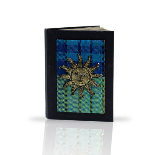 Blue and Green Handloom Suriya Notebook