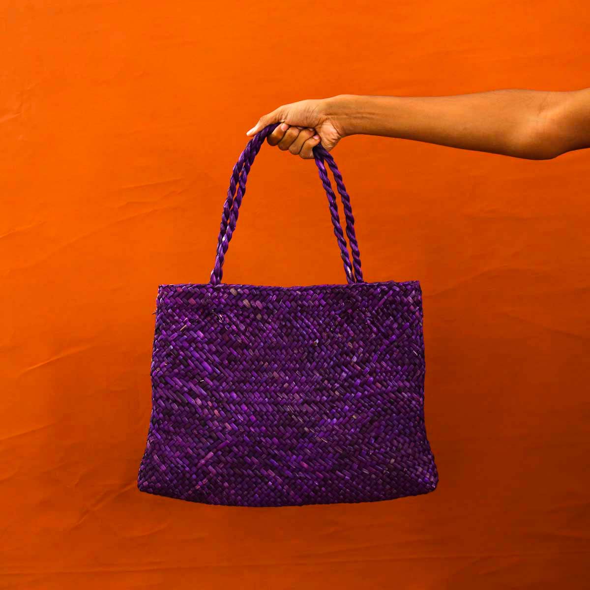 Purple Reed File Bag