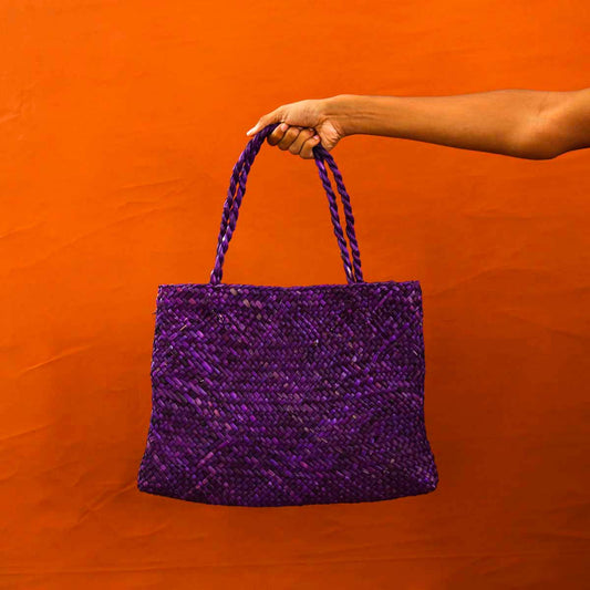 Purple Reed File Bag