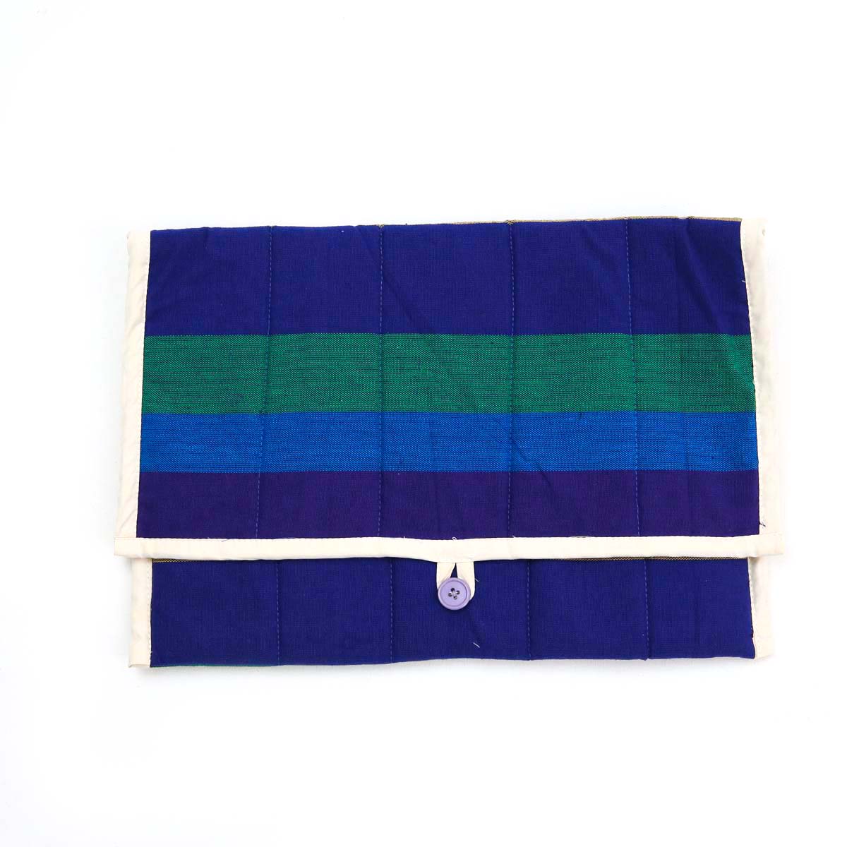 Blue Handloom Laptop Sleeve