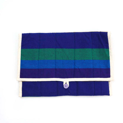 Blue Handloom Laptop Sleeve