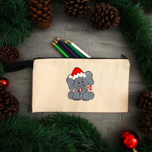 Candy Cane Ellie Pencil Case