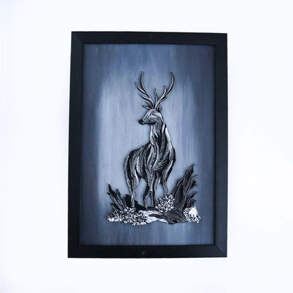 Stag Quilled Wall Art
