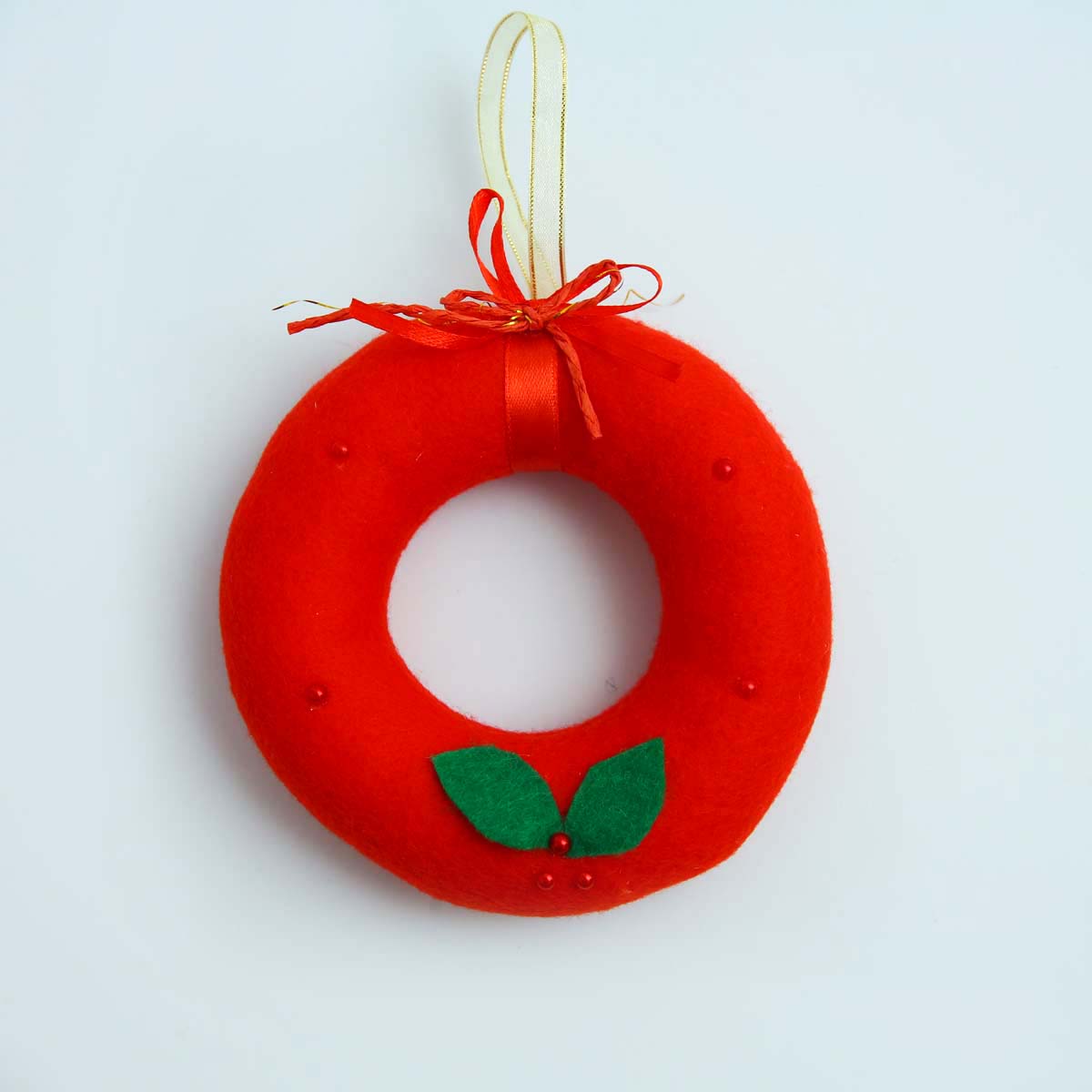 Holly Wreath Ornament
