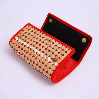 Orange Knot Palmyra Wallet