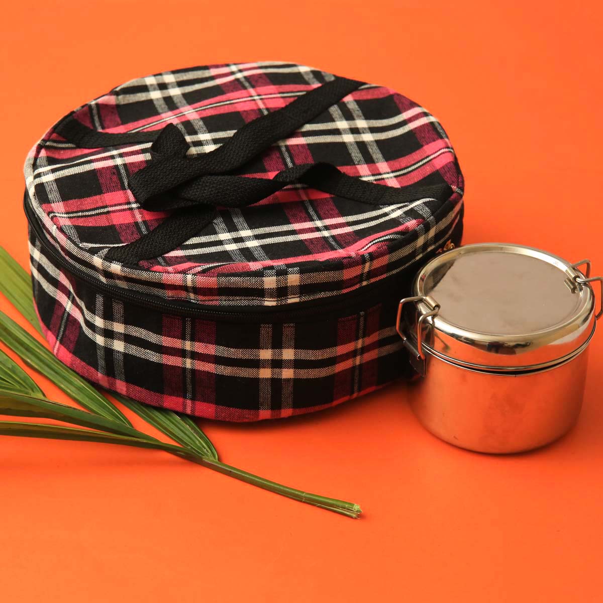 Circular Handloom Lunch Bag