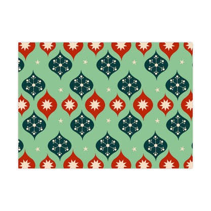 Baubles Christmas Card