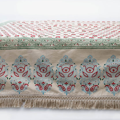 Paisley Block Printed Table Cloth