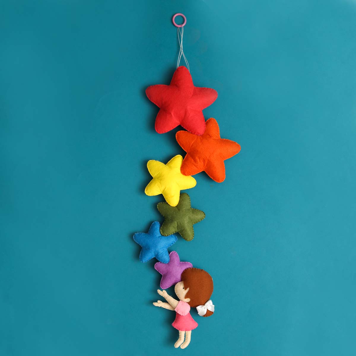 Rainbow Star Wall Hanger
