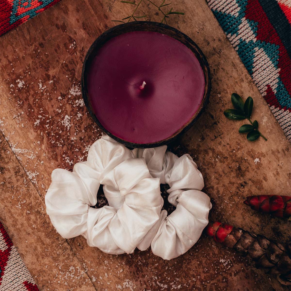 Lavender Skies Coconut Shell Candle - Small