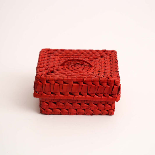 Red Palmyra Trinket Box