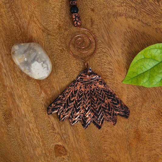 Brass Flower Necklace