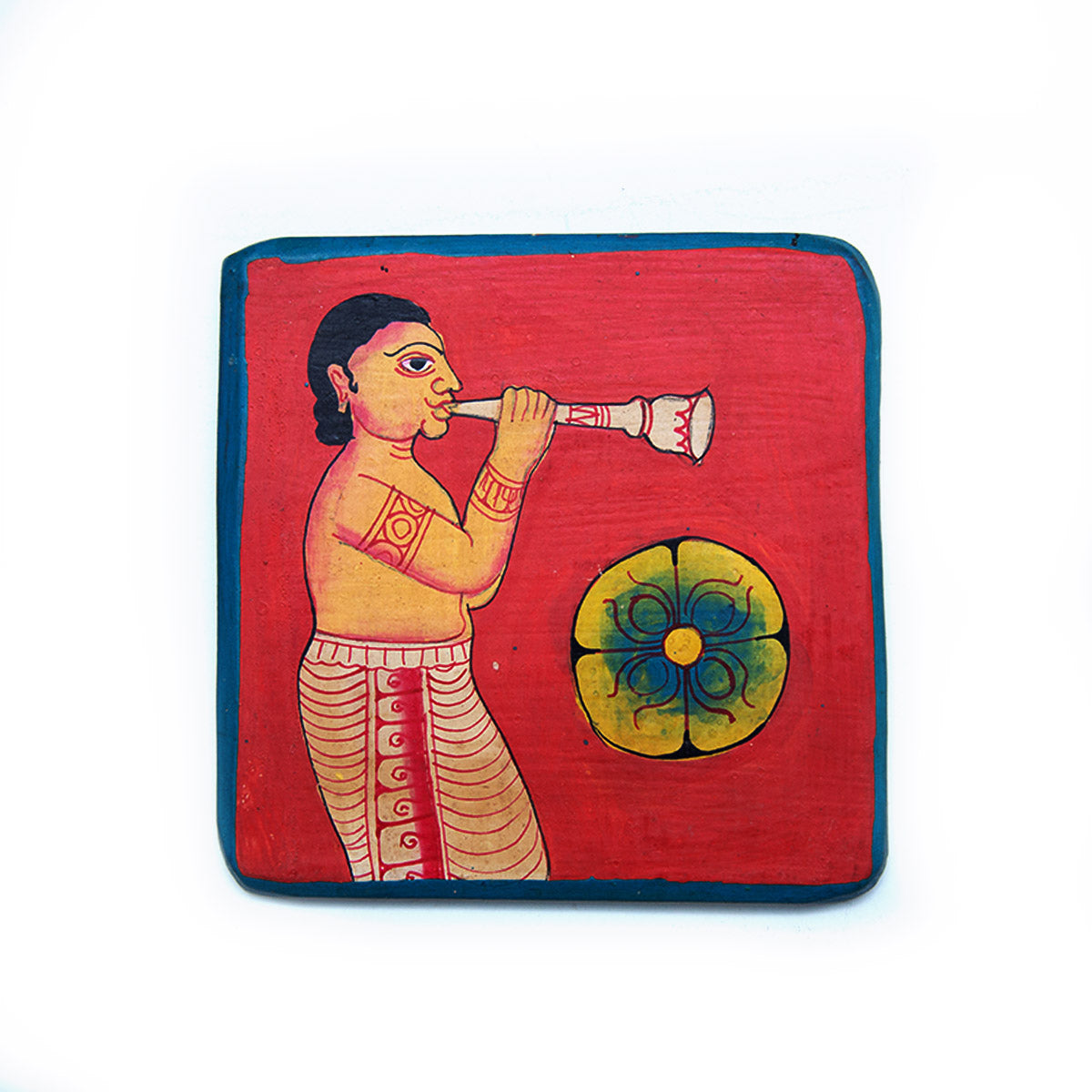 Horn Traditional Wooden Coaster