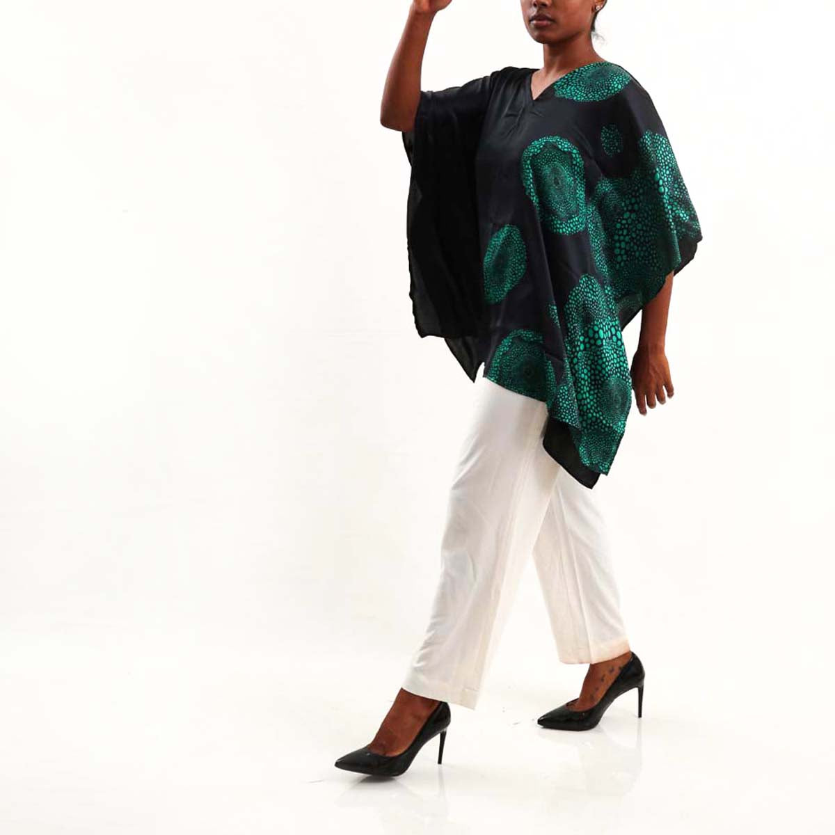 Jaded Silk Batik Top