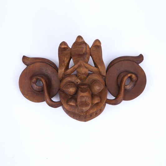 Wooden Gara Yaka Mask