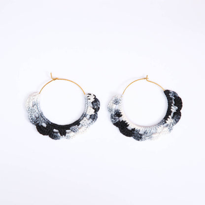 Stormy Skies Crochet Hoops