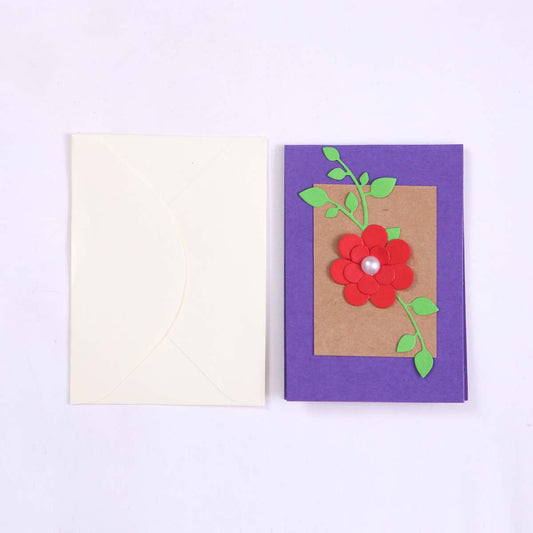 Felt Flower Card