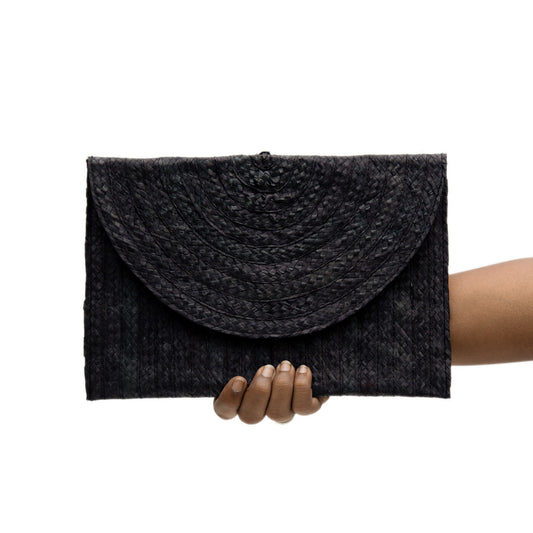 Black Palmyrah Clutch
