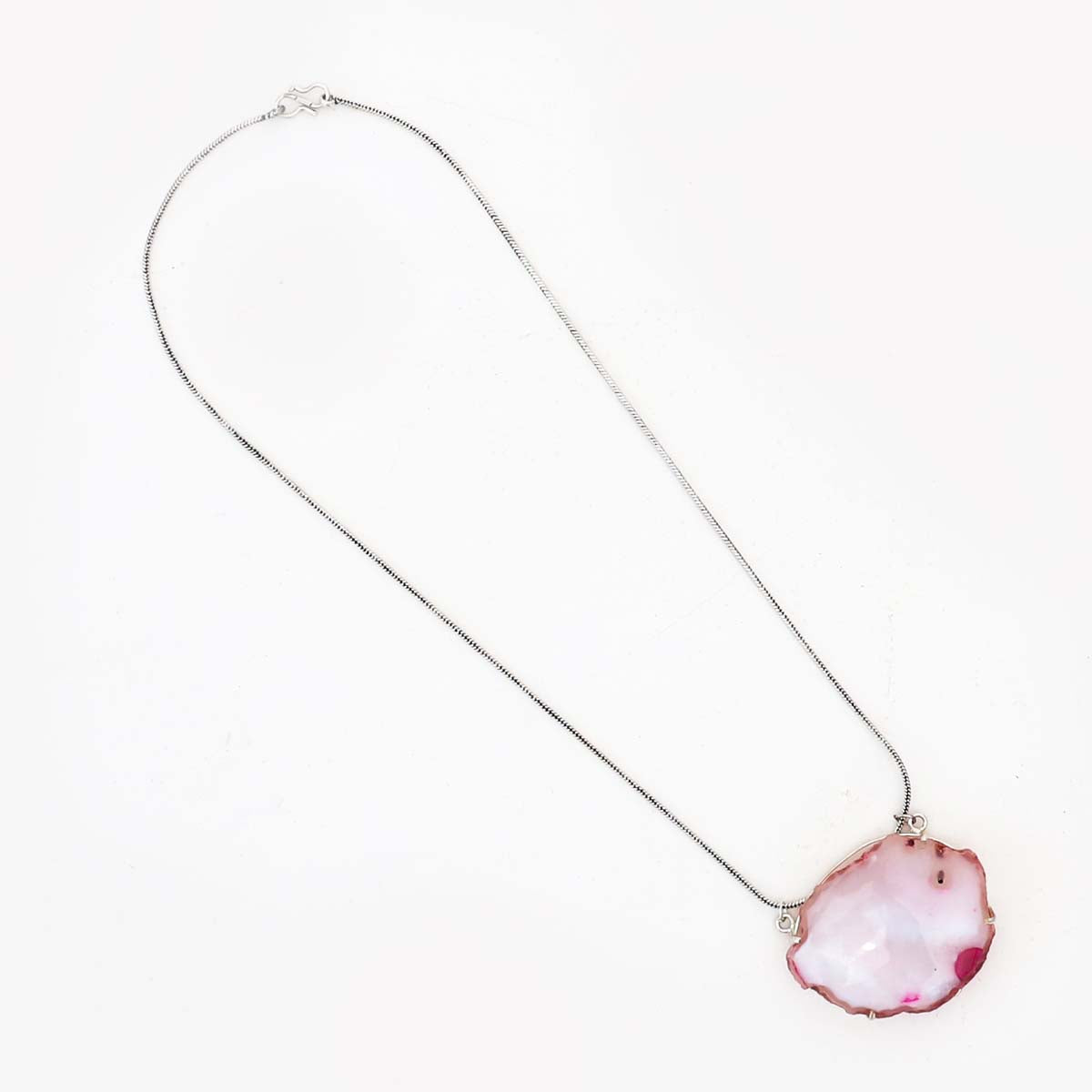 Cerise Agate Pendant