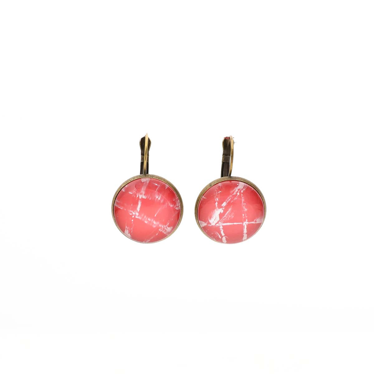 Coral Cracks Earrings