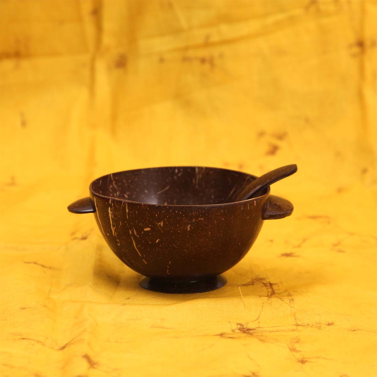 Coconut Shell Soup Bowl &amp; Spoon