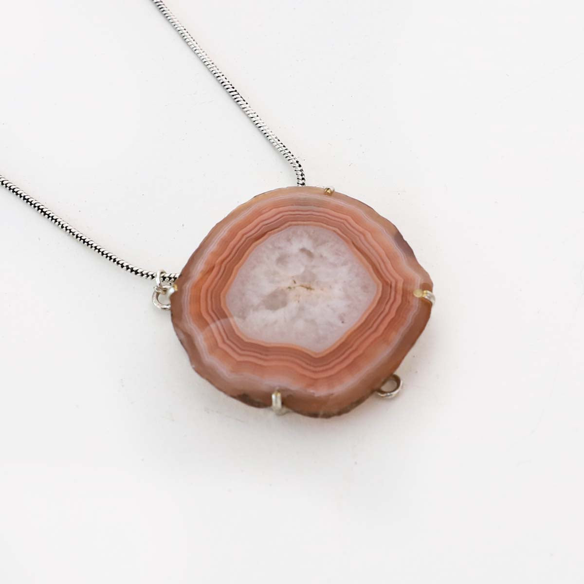 Orchid Agate Pendant
