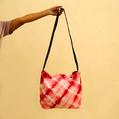 Red Tie Dye Satchel