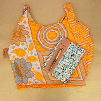 Tangerine Saree Bag - Small