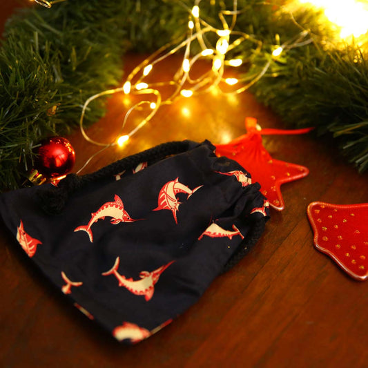 Sword Fish Drawstring Gift Bag