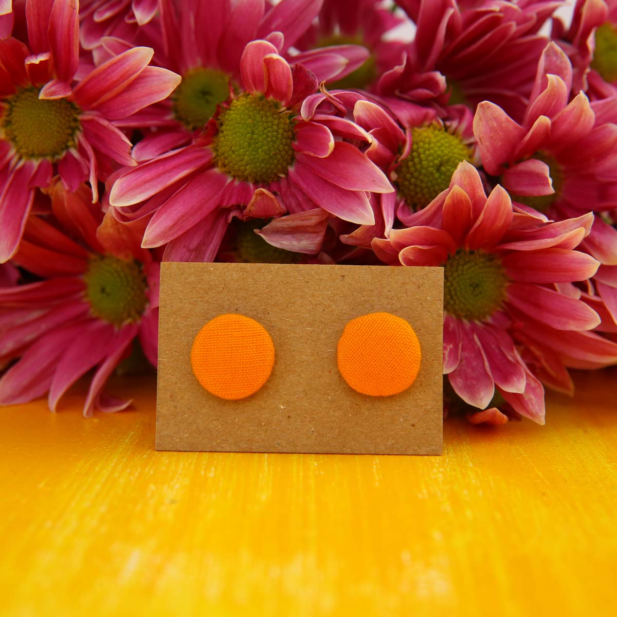 Sunshine Handloom Stud Earrings