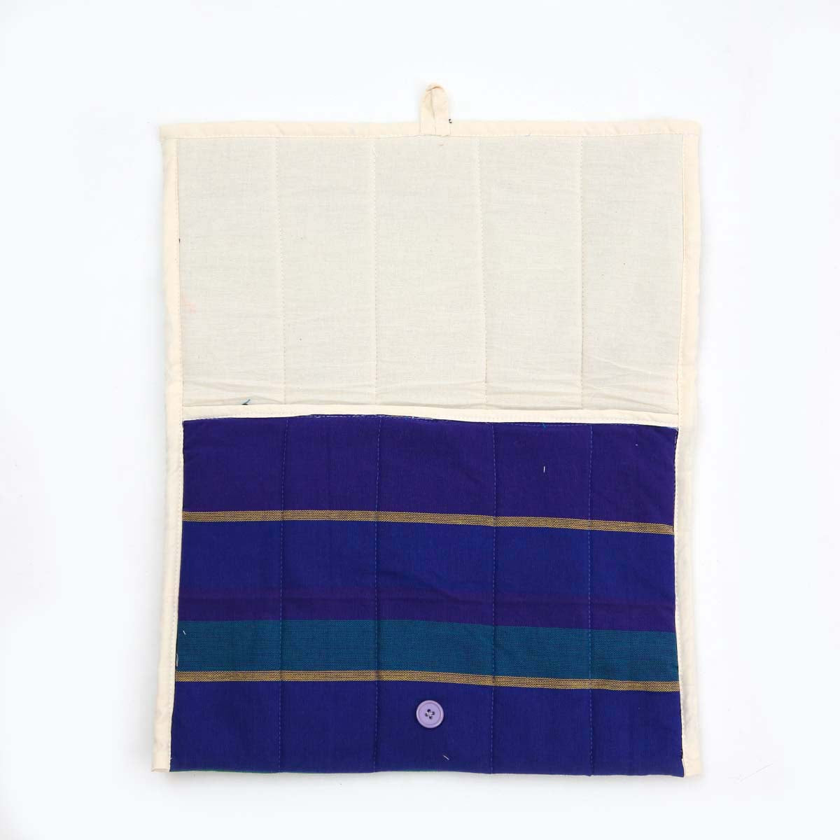 Blue Handloom Laptop Sleeve