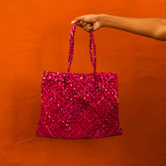 Magenta Reed File Bag