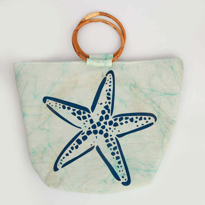 Starfish Batik Handbag