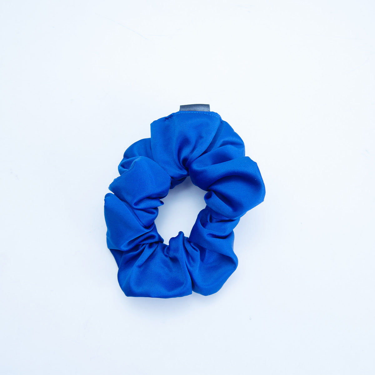 Azure Satin Scrunchie