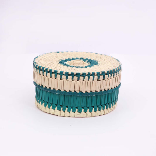 Turq Palmyra Storage Box