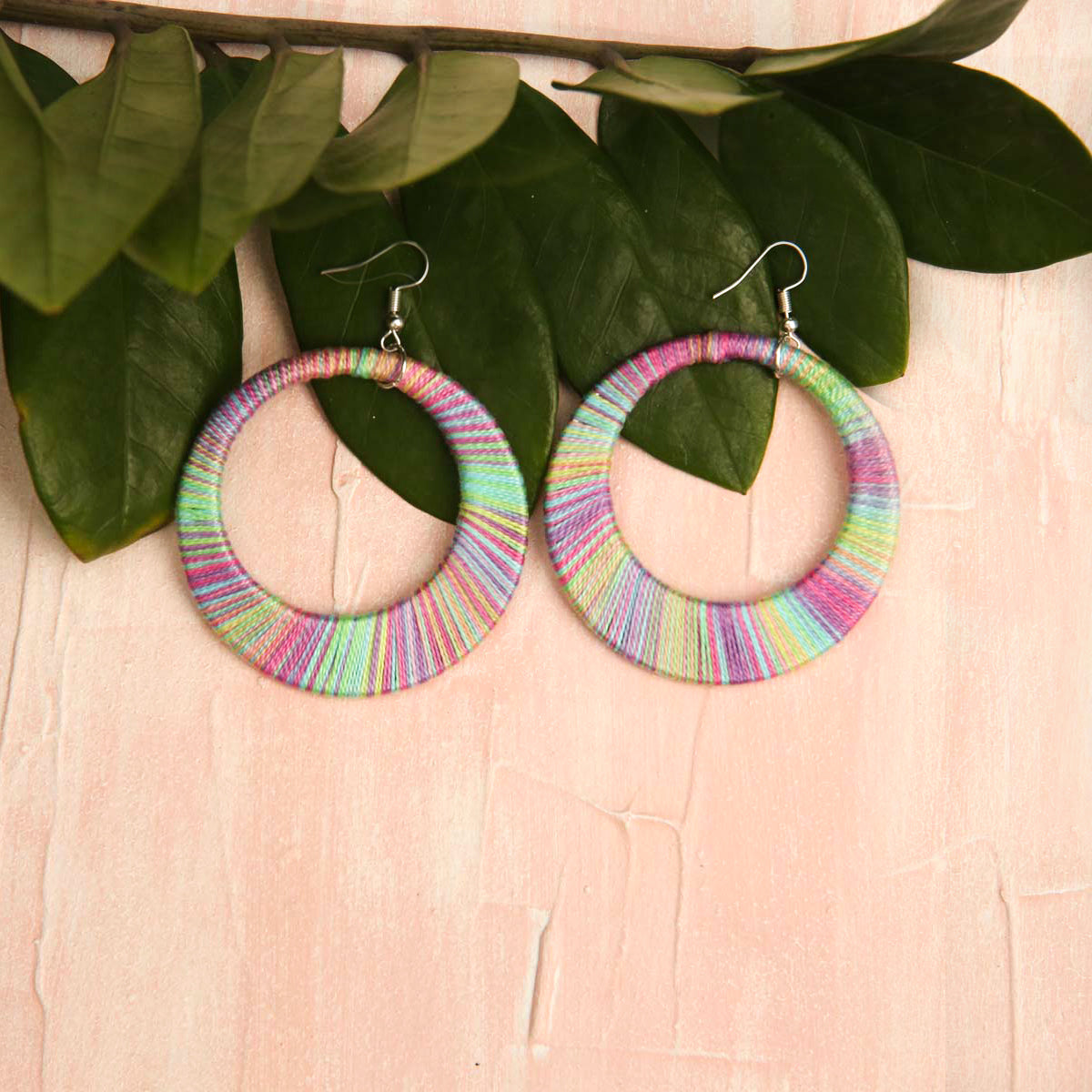 Palmy Hoop Earrings