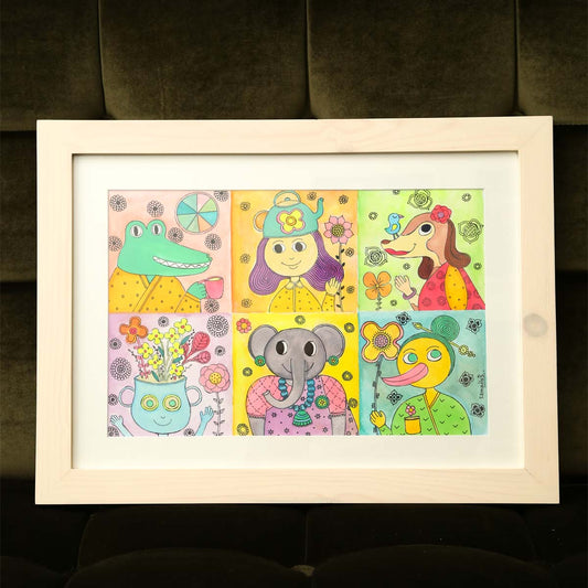 Coffee & Zoom Chats Painting